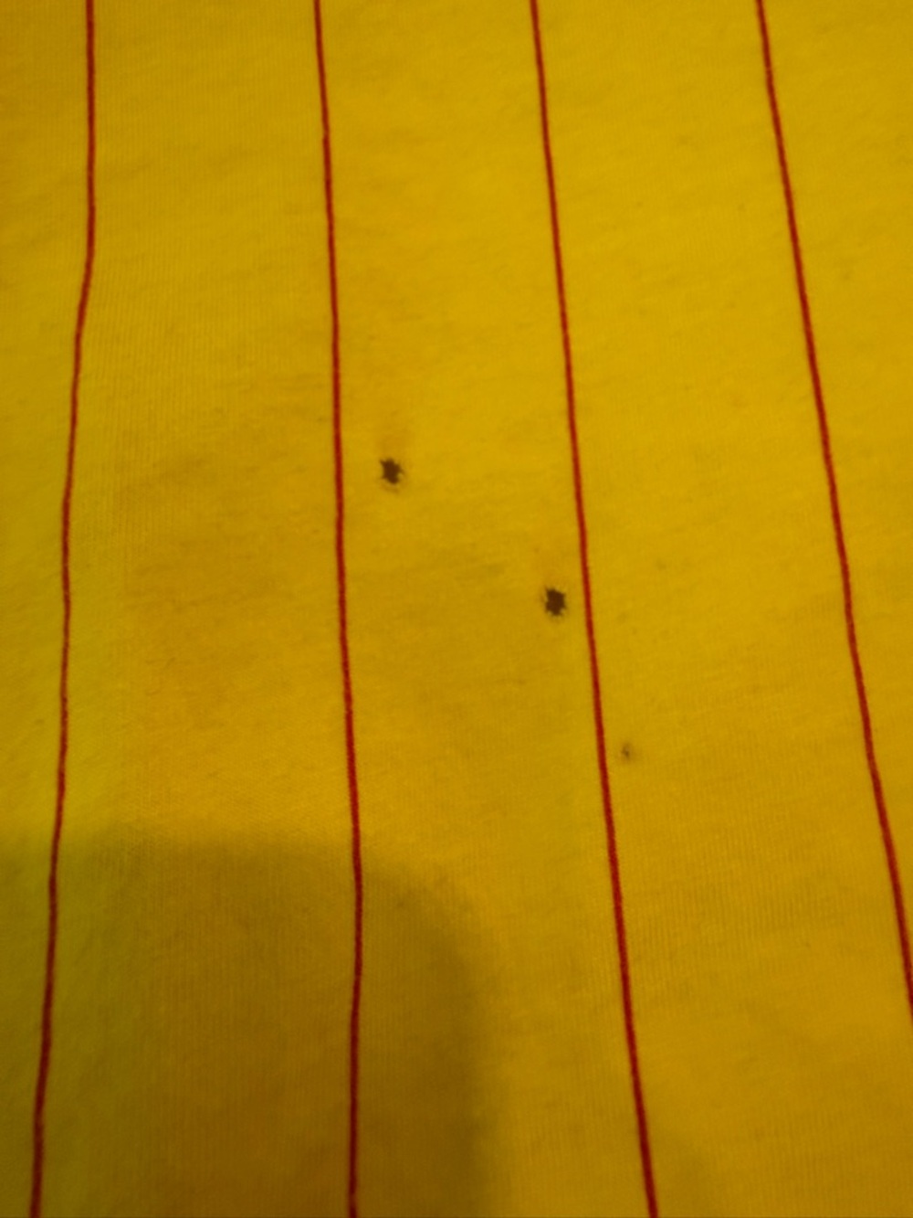 Liverpool FC #9 Ringer Tee Yellow Red Striped Shirt Small - Picture 6 of 7